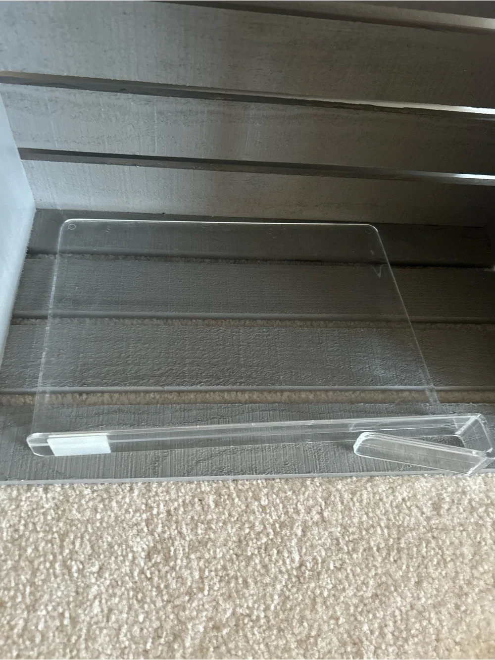 Clear Acrylic Shelf Divider for Closet Organization - Transparent